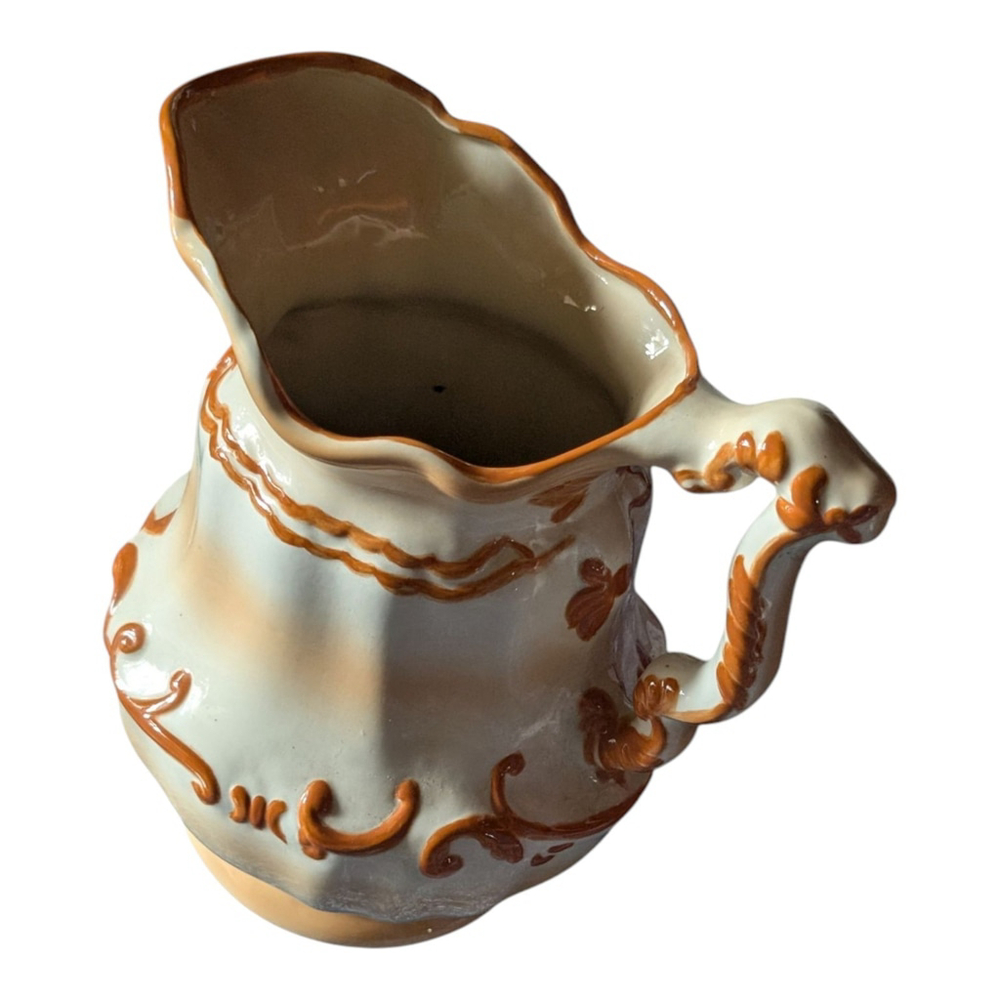 Orange Vintage Pitcher - Picture 2 of 3